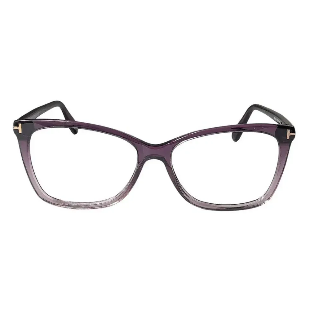 Tom Ford Thin Butterfly Optical Violet Acetate Eye Glass Frame No Lens w/Case